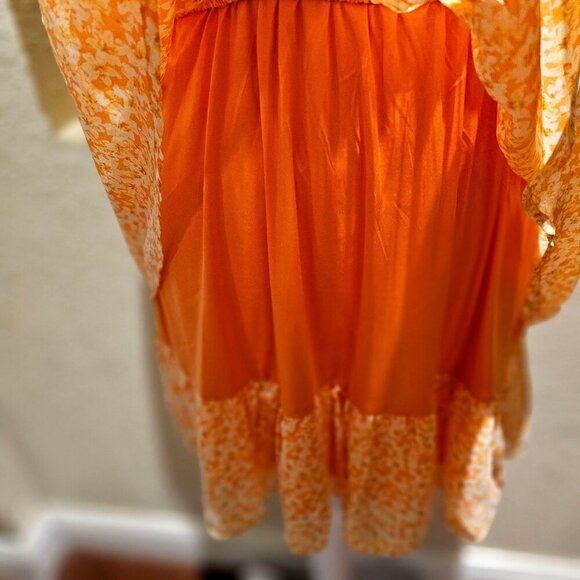 Sienna Sky S Midi Cayenne Floral Halter Boho Layered Whimsical Fairy Romantic - Picture 10 of 10